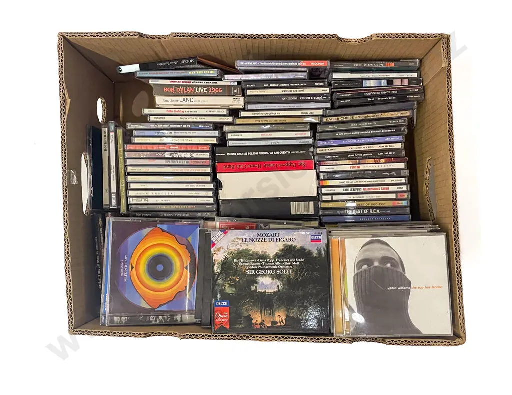 Box Qty of Assorted CDs Image 1++