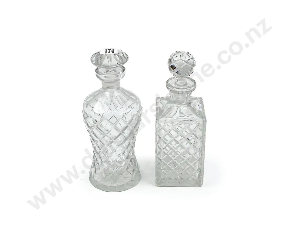 Two Crystal Decanters Image 1++