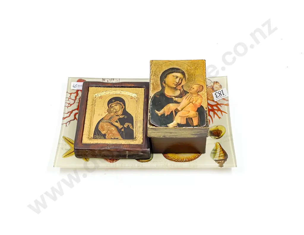 Vintage Religious Icon and Assorted Image 1++