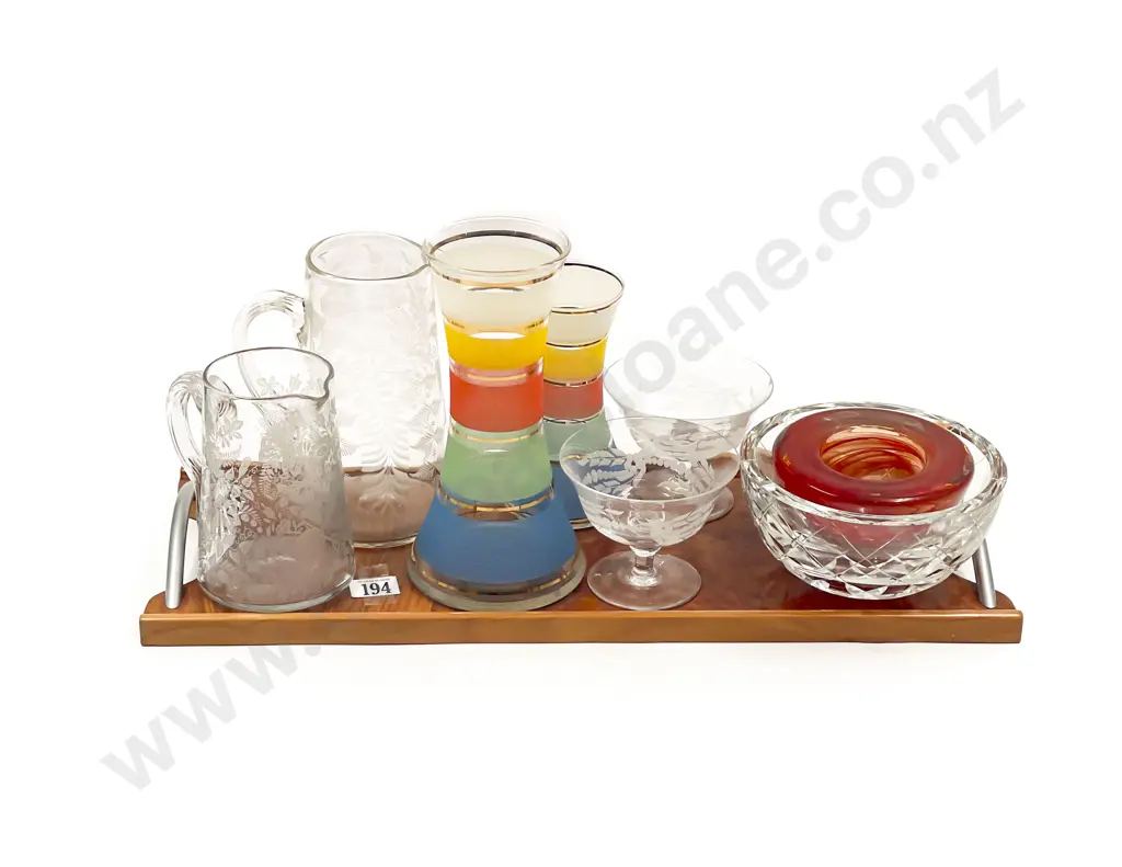 Qty of Assorted Crystal and Glassware together with Small Kosta Boda Bowl Image 1++