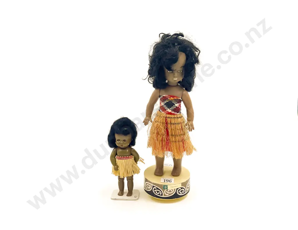 Maori Costume Vinyl Doll on Musical Base Image 1++