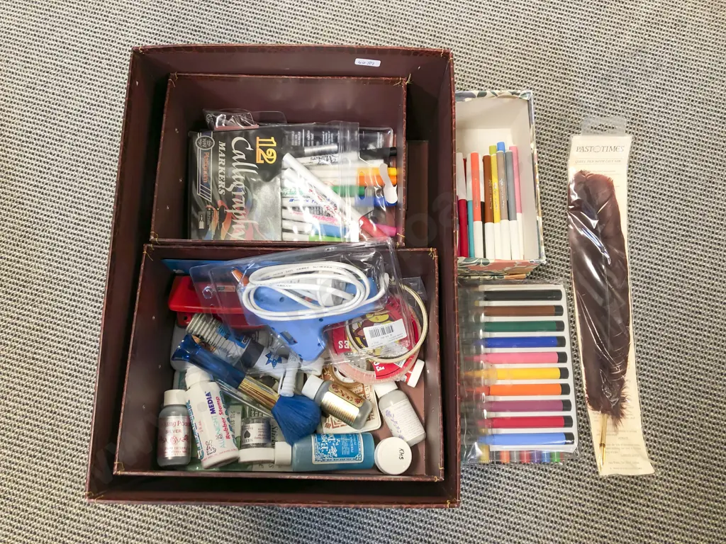 Box of Assorted Craft Accessories etc. Image 1++