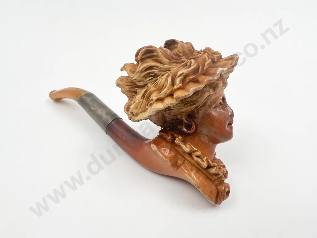 Figural Carved Vintage Smoking Pipe Image 1++