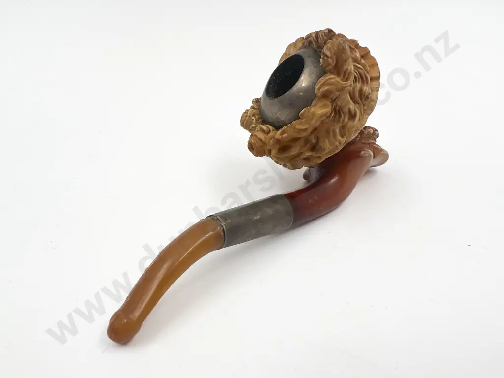 Figural Carved Vintage Smoking Pipe Image 1++
