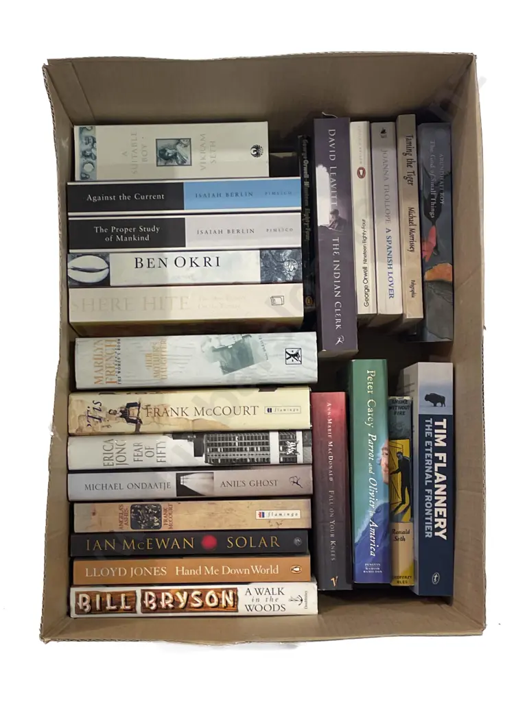Box of Assorted Books Image 1++