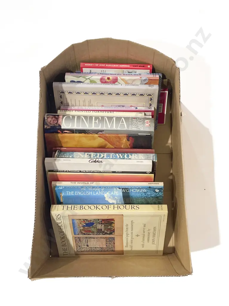 Box of Assorted Books incl Craft Reference Image 1++