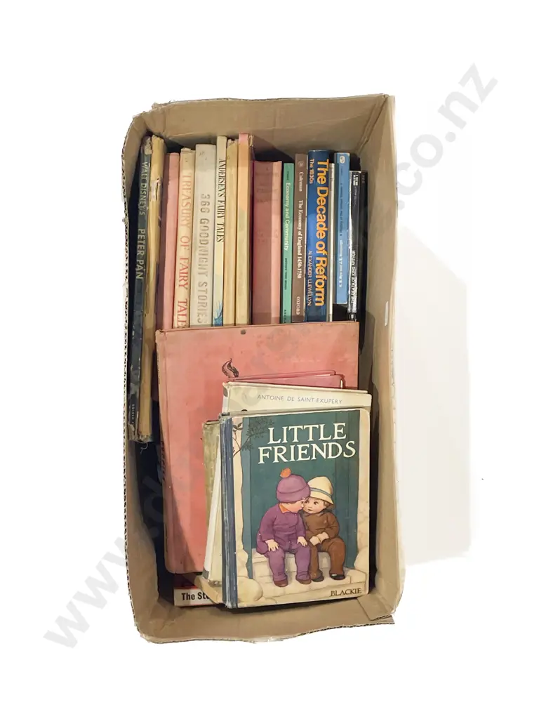 Box of Assorted Vintage Children's Books etc. Image 1++