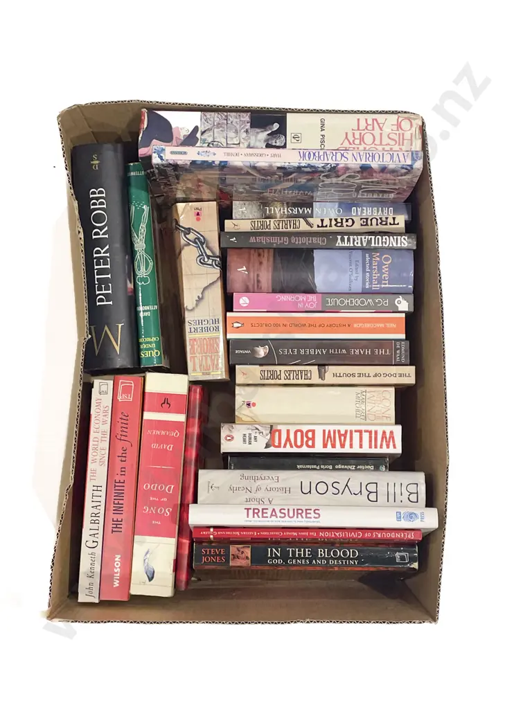 Box of Assorted Books Image 1++