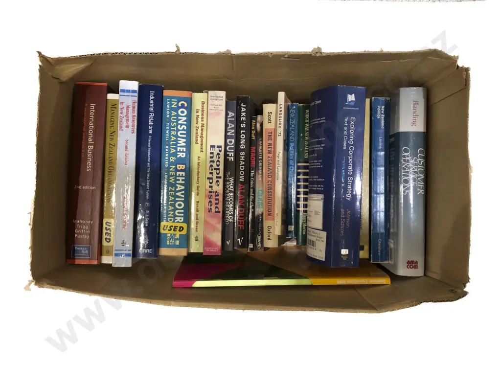Box of Assorted Books Image 1++