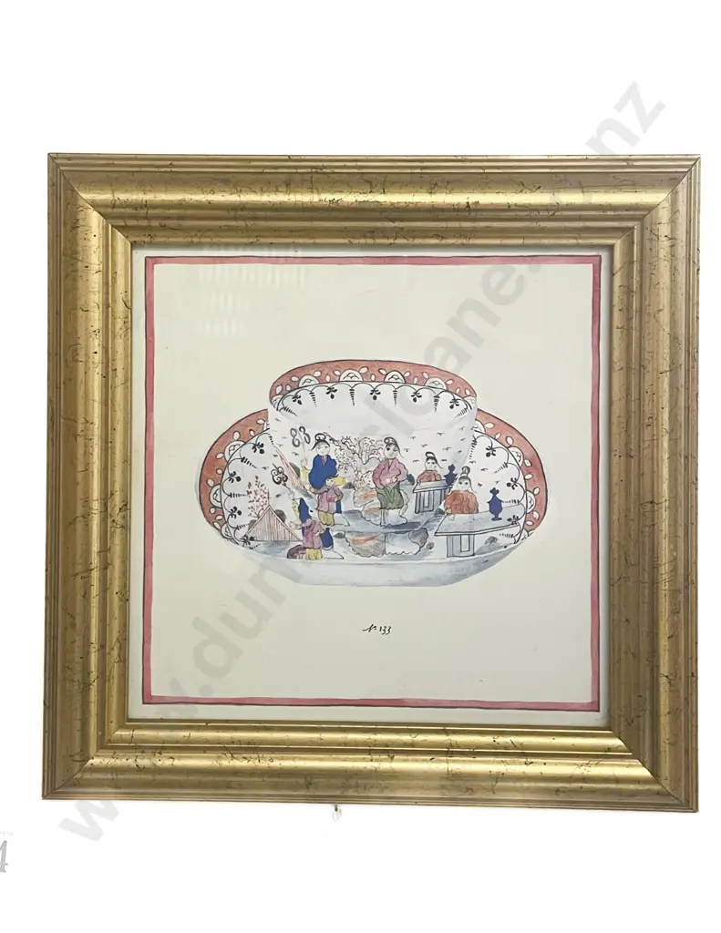 Three Small Gilt Framed Decorative Prints Image 1++