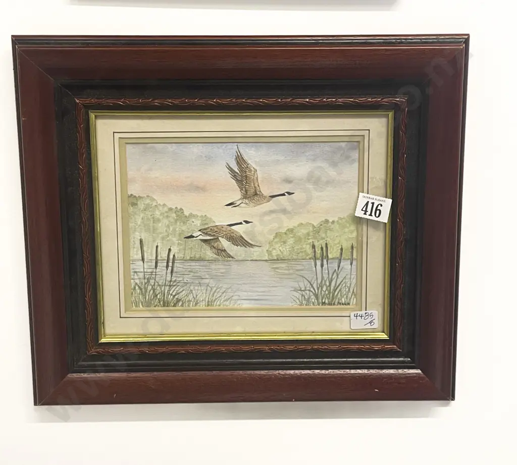 Michael Milner Watercolour of Geese Image 1++