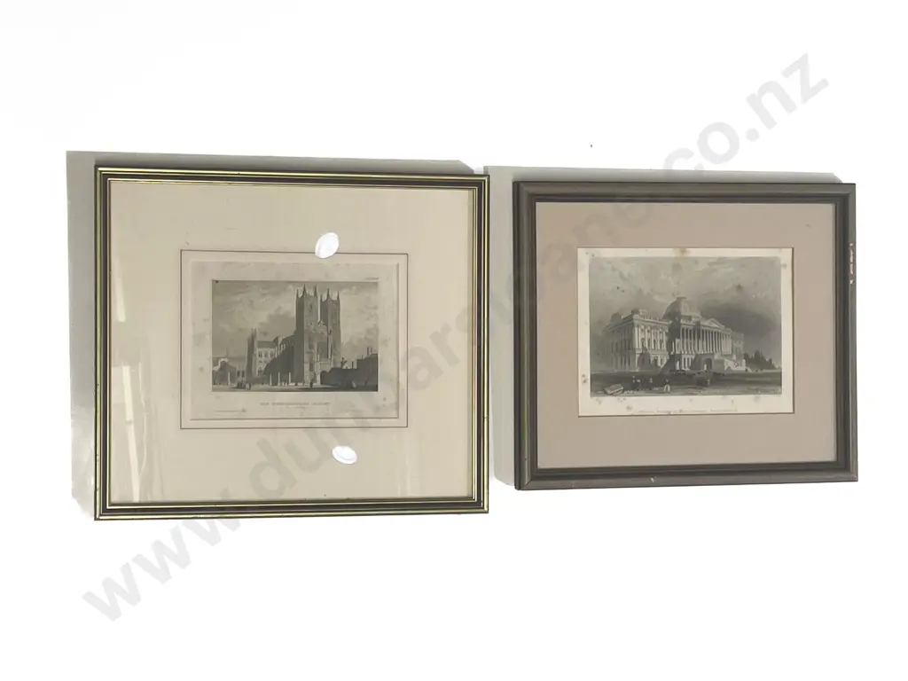 Three Assorted Framed Prints and Originals Image 1++