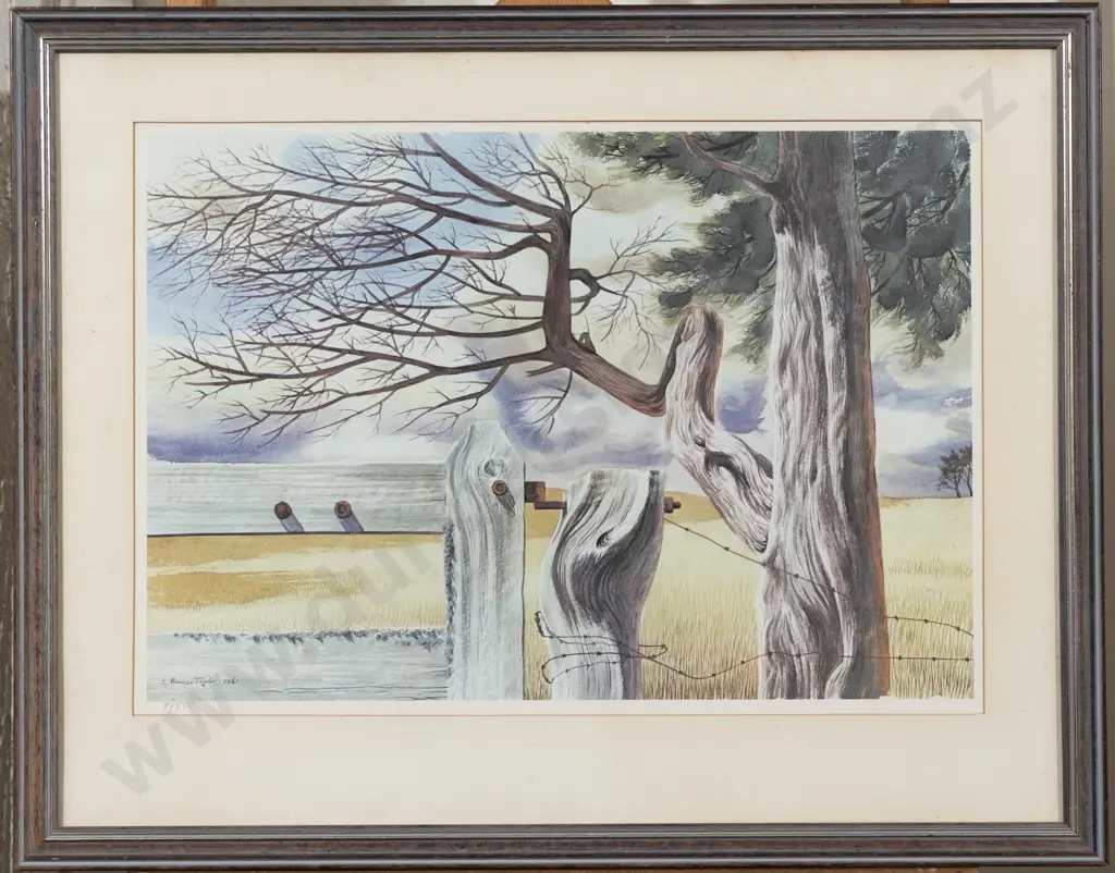 E Mervyn Taylor - The Hay Paddock (reproduction print) Image 1++