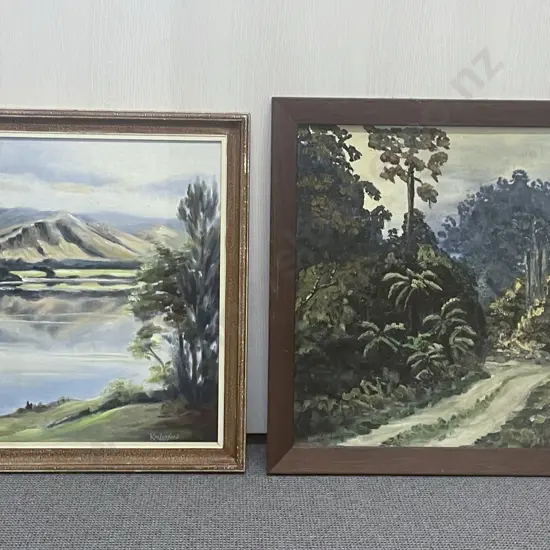 K.M Luxford Oil Landscape and Two Others