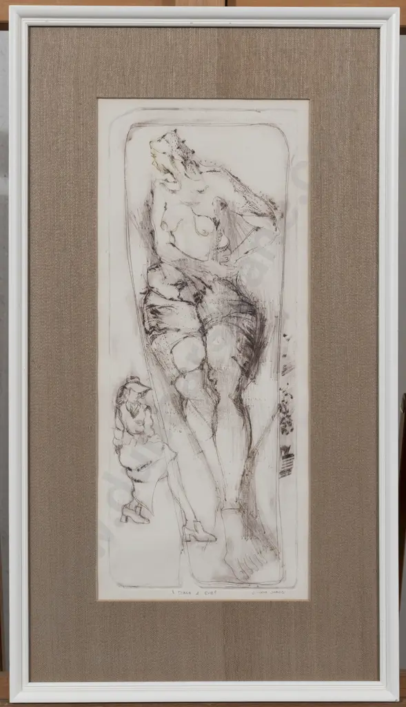 Juliana Jarvie (b1949) - Diana and Eve Image 1++