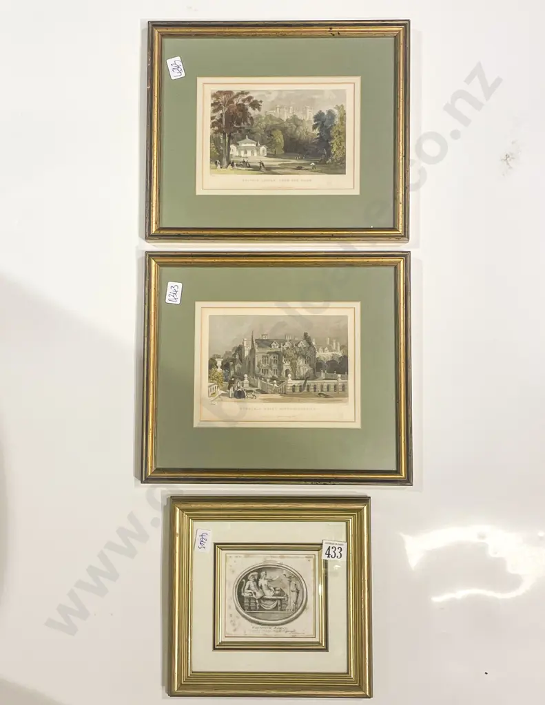 Six Assorted Framed Bookplates Image 1++