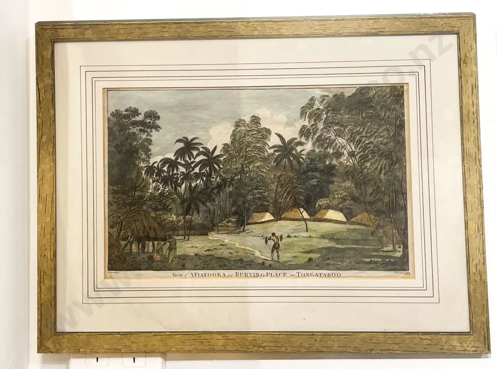 Pair of Framed Coloured Bookplates Image 1++