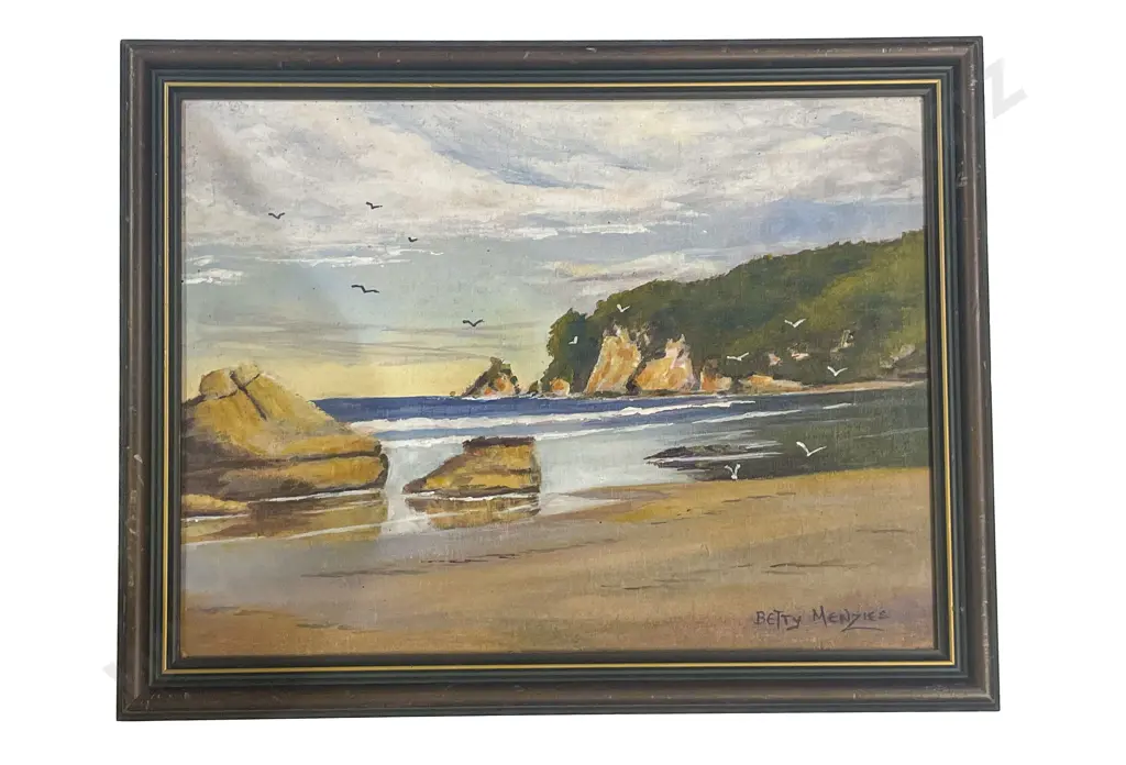 Two Framed Oil Works Image 1++