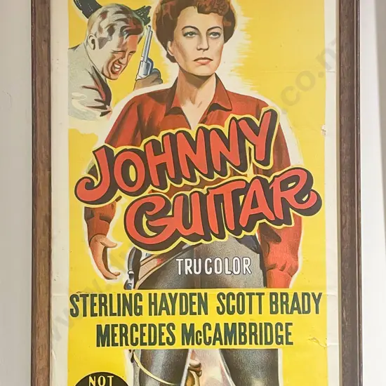 Two Framed Vintage Movie Posters
