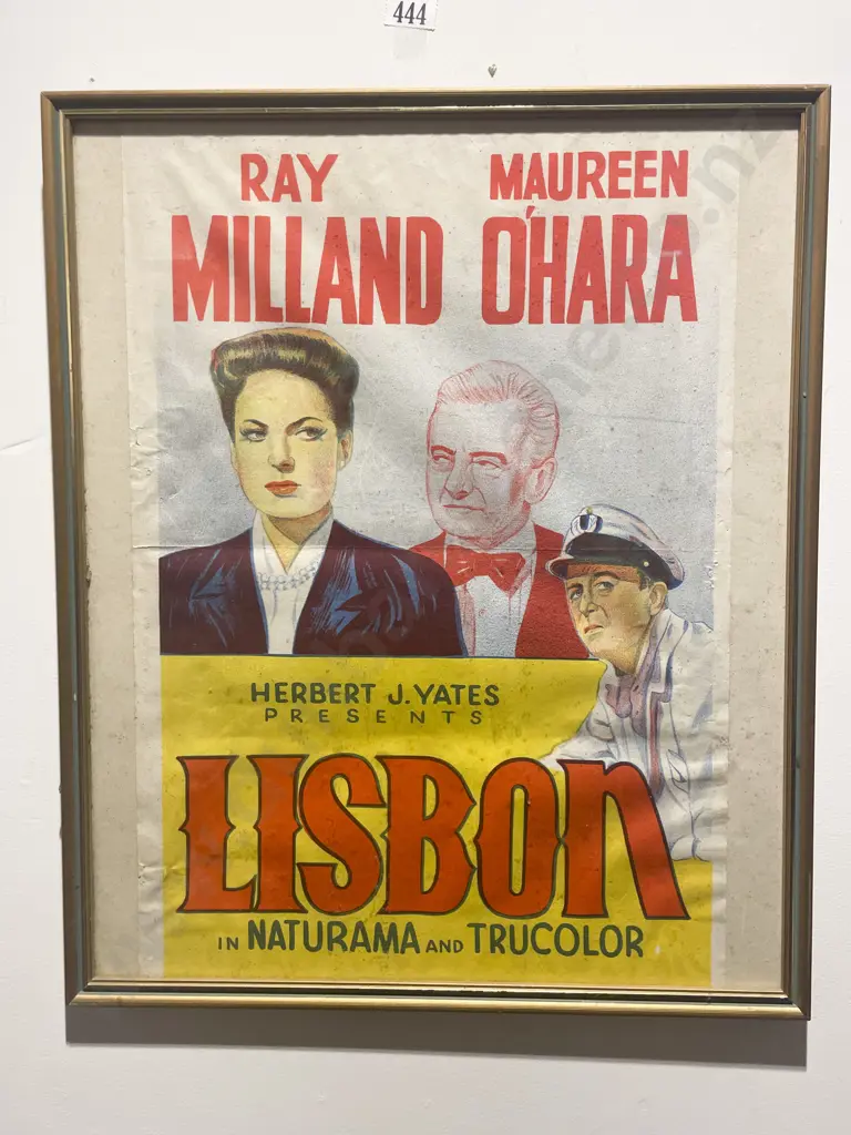 Two Framed Vintage Movie Posters Image 1++