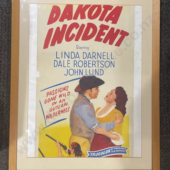 Two Framed Vintage Movie Posters