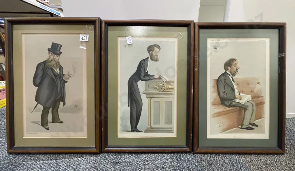 Three Vanity Fair Caricature Image 1++