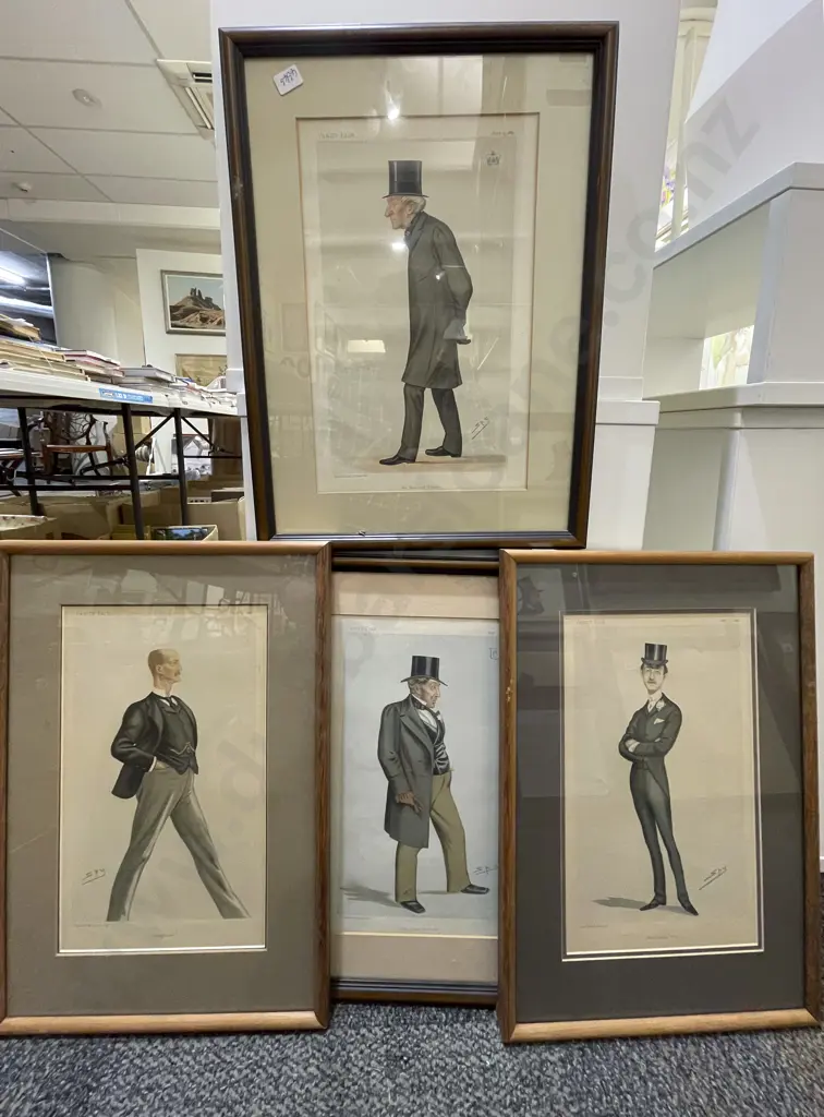 Four Vanity Fair Caricatures Image 1++