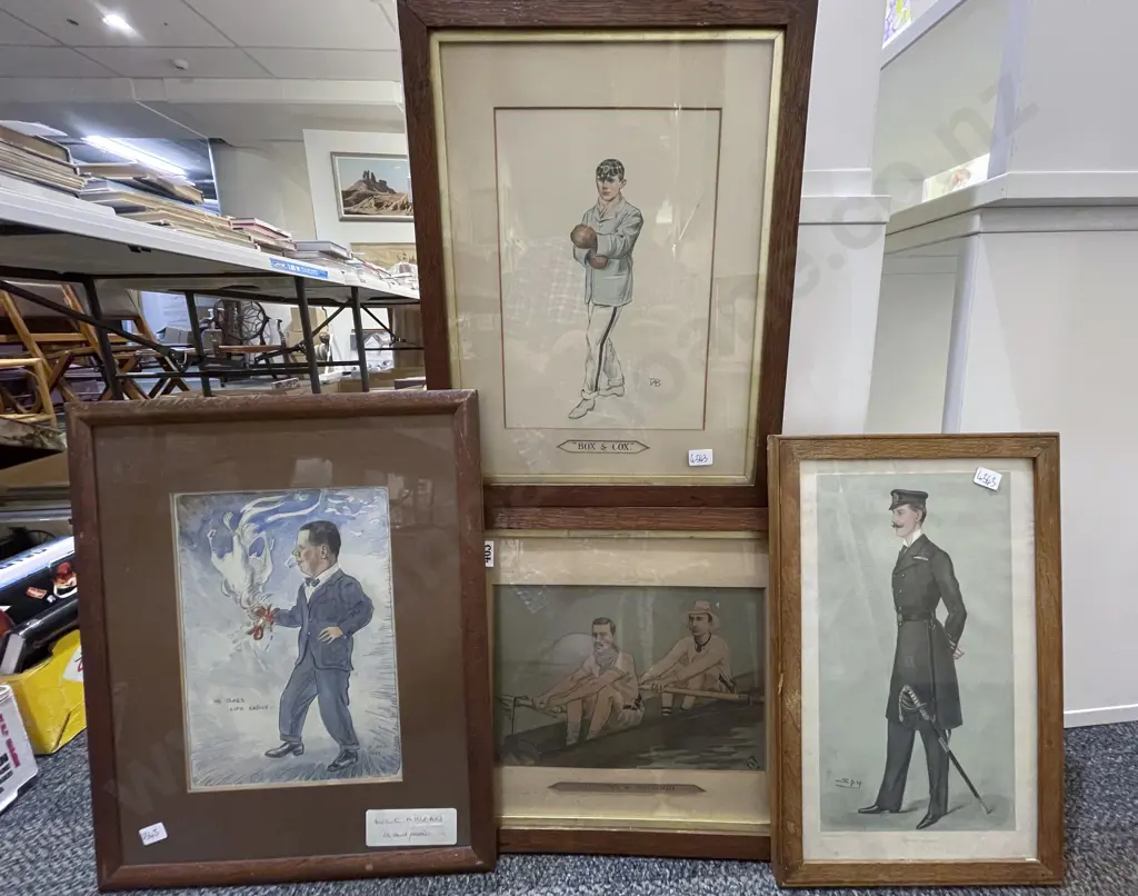 Four Vanity Fair Caricatures Image 1++