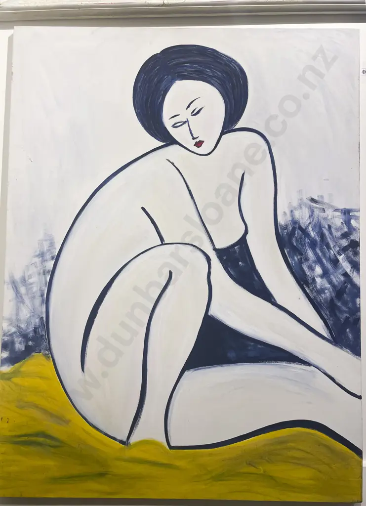M.L.Hawkesby "The Nude" Oil on Canvas Image 1++