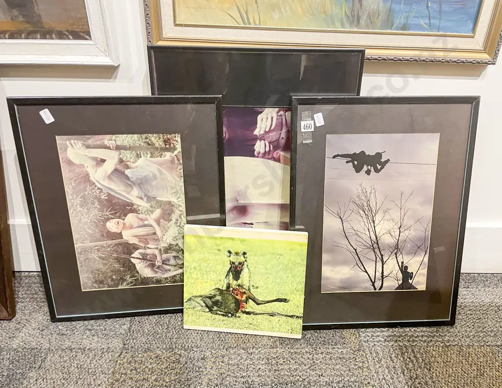 Three Assorted Photographic Works Together With Other Image 1++