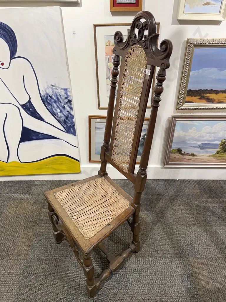 Oak High Back Wycombe Seated Single Chair Image 1++