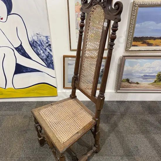 Oak High Back Wycombe Seated Single Chair