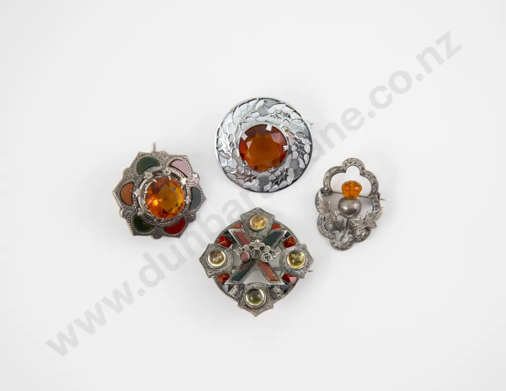 Four S/S Scottish Brooches Image 1++
