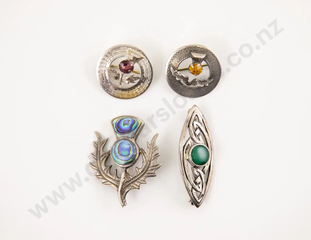 Four S/S Scottish Brooches Image 1++