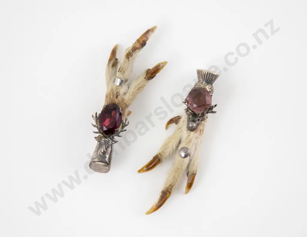 Two Grouse Claw Brooches Image 1++