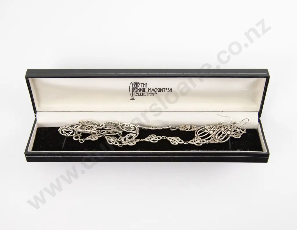 S/S Rennie Mackintosh Design Bracelets and Pair of Earrings Image 1++