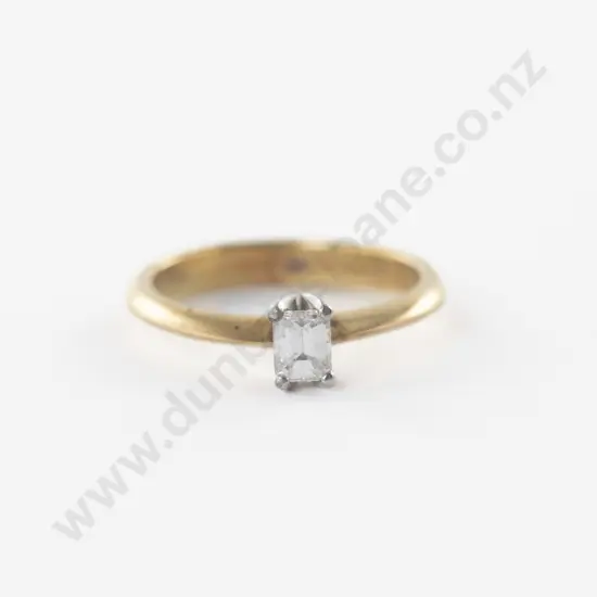 18ct Solitaire Diamond Ring