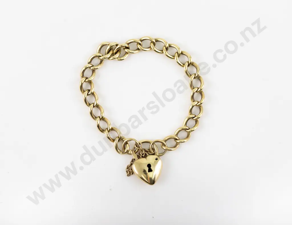 9ct Curb Link Bracelet Image 1++