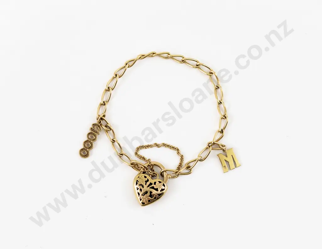 9ct Curb Link Bracelet Image 1++
