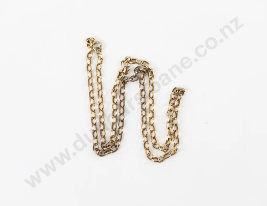 9ct Trace Link Neck Chain Image 1++