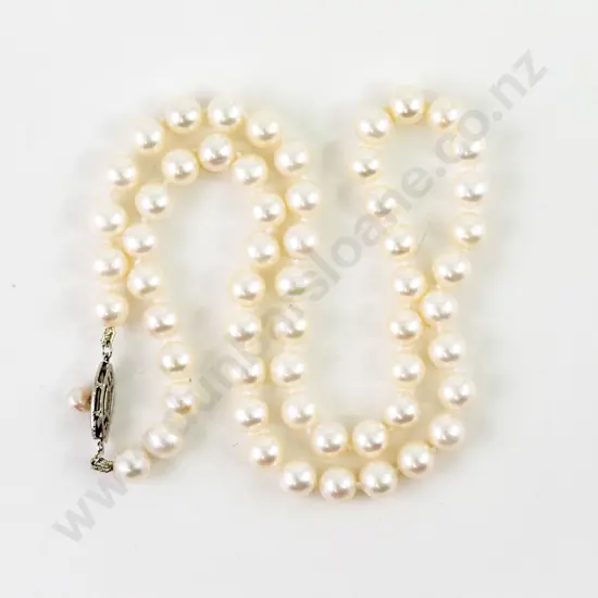 Single Strand Uniform Cultured Pearl Necklace