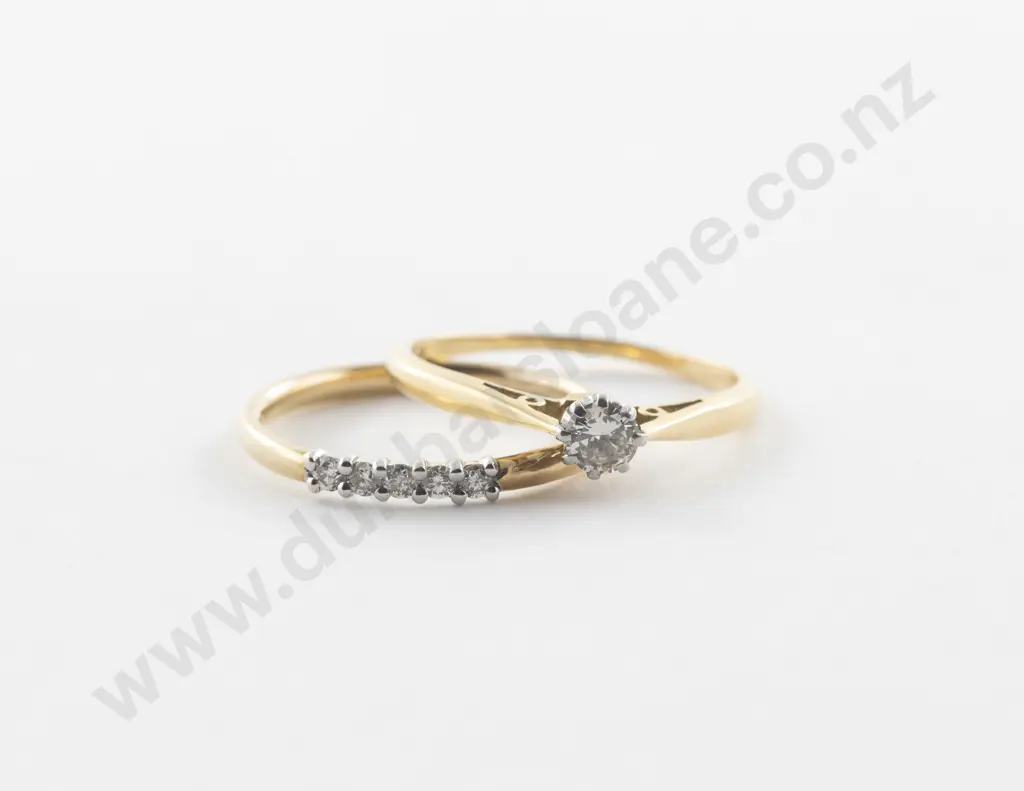 18ct Solitaire Diamond Ring Image 1++