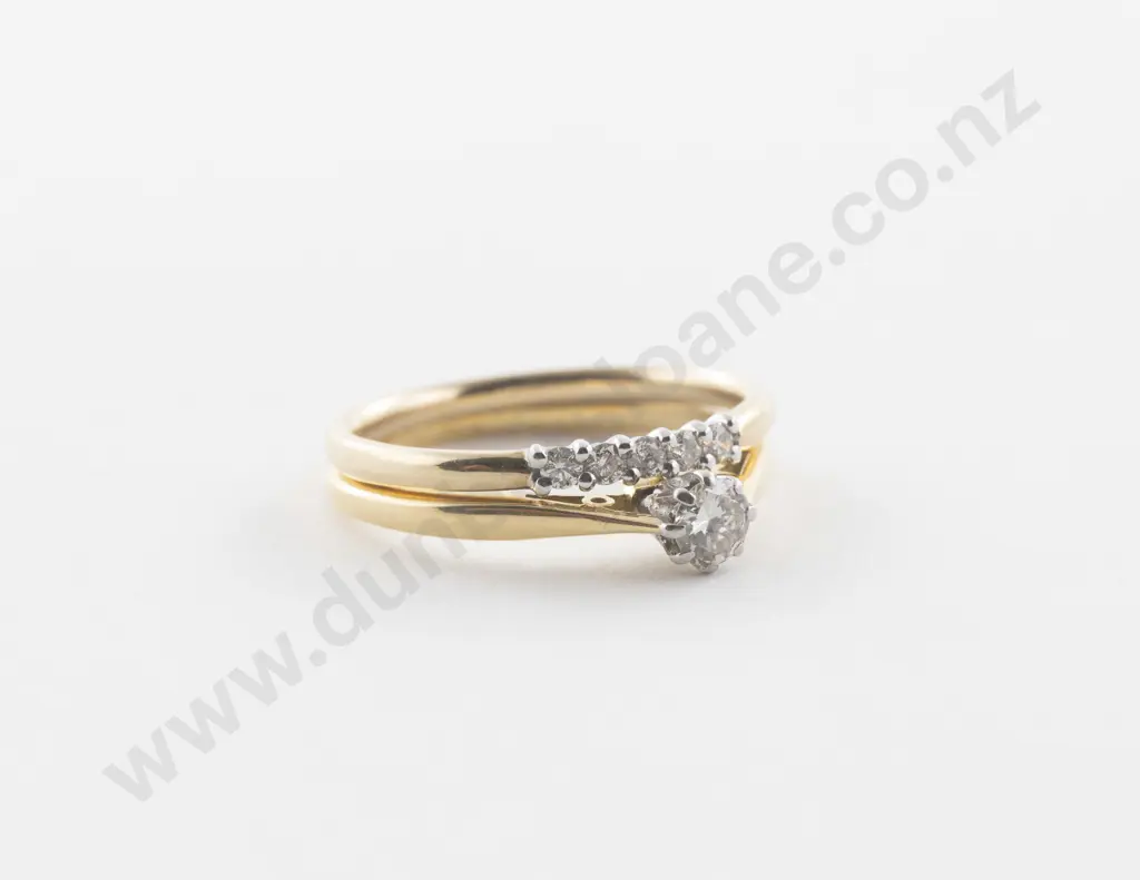 18ct Solitaire Diamond Ring Image 1++