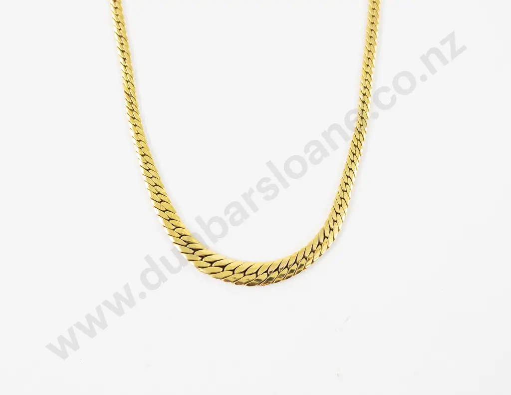 9ct Snake Link Neck Chain Image 1++