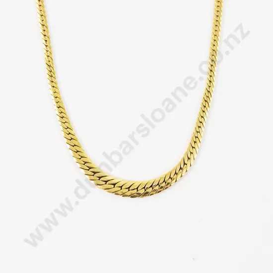 9ct Snake Link Neck Chain