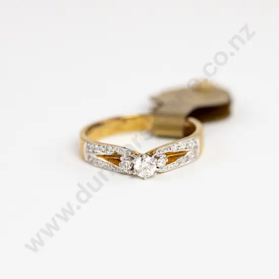 9ct Solitaire Diamond Ring