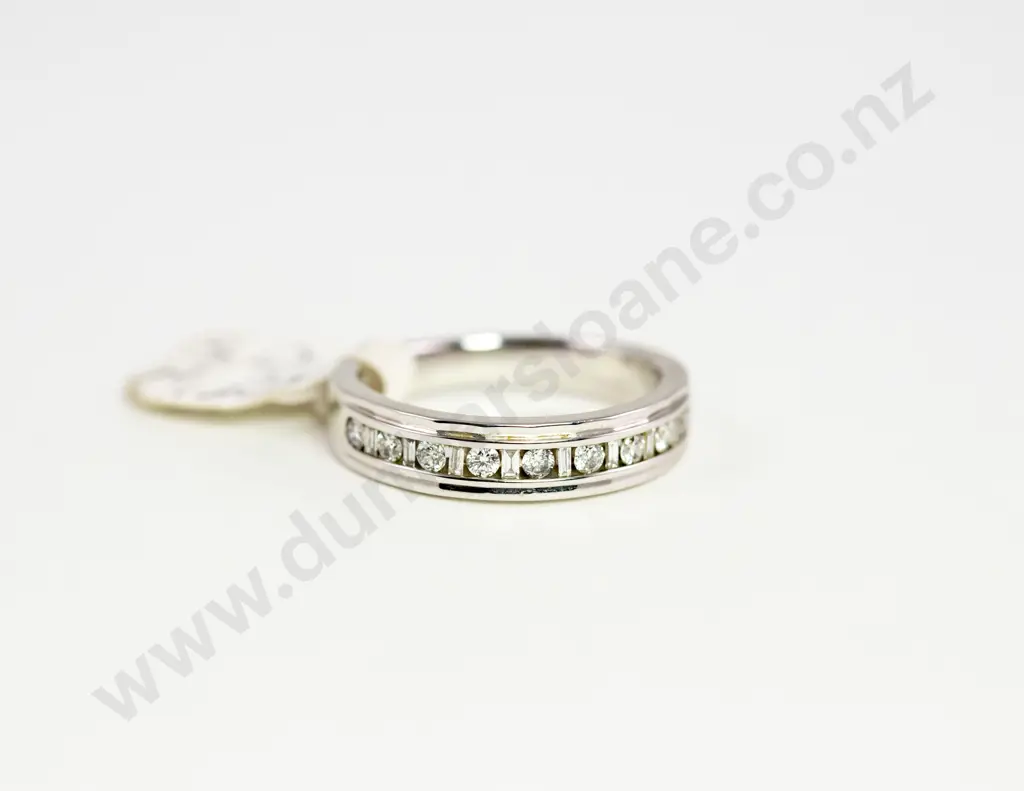 18ct Nine Stone Diamond Eternity Band Image 1++