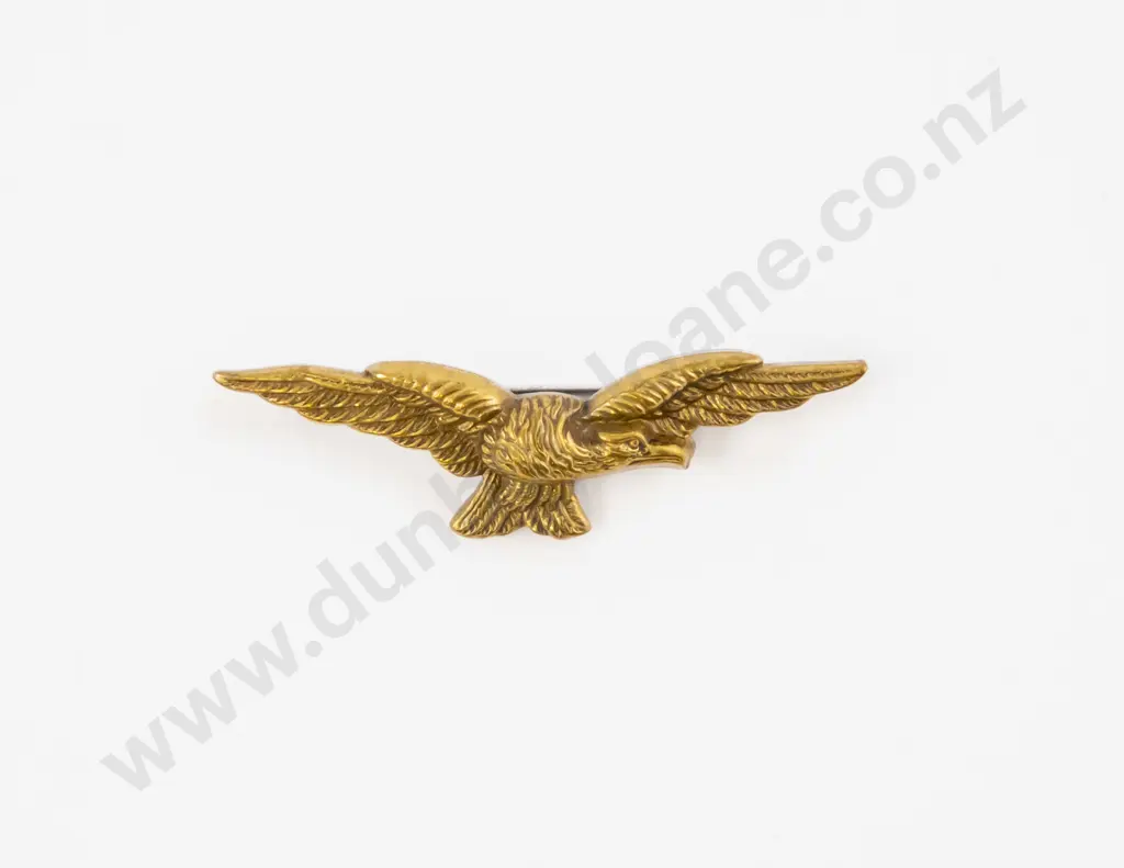 British RAF WW2 Pathfinder Brass Cap Badge Image 1++