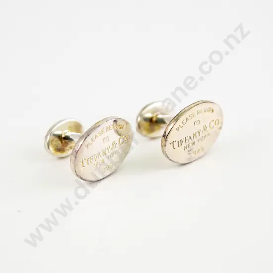 Tiffany & Co Sterling Silver Cuff Links