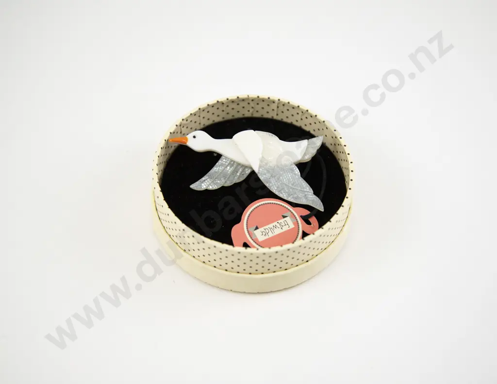 Boxed Erstwilder by Louisa Camille Dancing Duck Brooch Image 1++